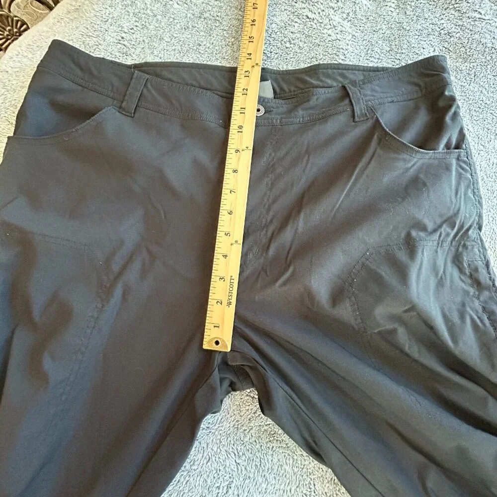 Eddie Bauer Mens Pants Size‎ 40x30 Black Fleece Lined Gorecore Outdoors 17014x